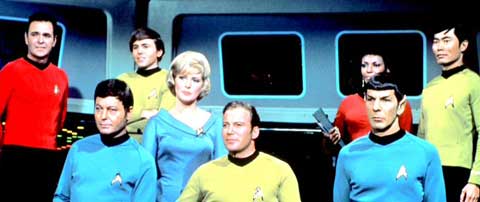 Tripulação da Enterprise na série original.